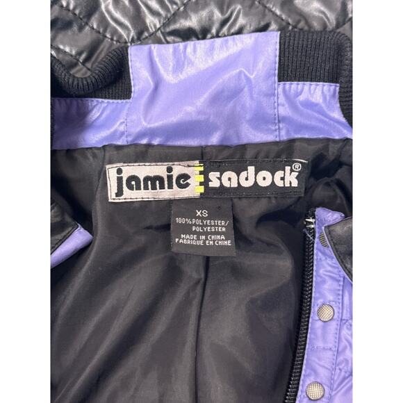 Jamie Sadock Jacket XS Womens Color Block Full Zip Quilted Bomber Sunsense - Picture 7 of 7